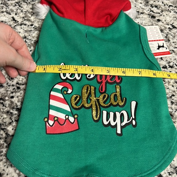 - Simply Dog Holiday Hooded Dog Sweater Small - Picture 10 of 13